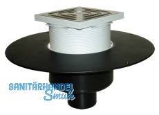 HL62BF/1 Dachabl. DN110 senkr, PP-Kragen begehbar