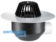 HL64P/1 Dachabl. DN110 waagr. m. PVC-Kragen