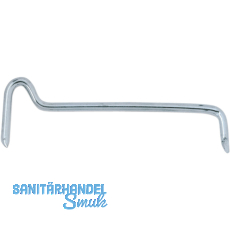 Reiberträger rund ø 2,1 mm L=55 mm Stahl verzinkt silberfärbig Reiberträger rund ø 2,1 mm L=55 mm Stahl verzinkt silberfärbig