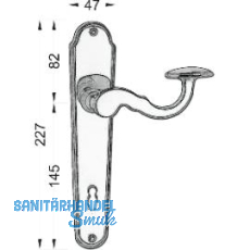 MARCHESI Drckergt. POSTHORN - auf LS WC90, TS38 - 45, Messing poliert