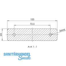 Ausziehtischfhrung CLASSIC, Auszugslnge 2300 mm, 90 kg, Stahl verzinkt