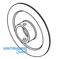 EVOline Port Ersatz Wippdeckel Alufarbig