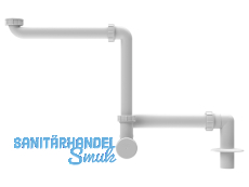 HL137N.1/40 HL137N.1/40 Waschtisch-Raumsparsiphon DN40x5/4" senkr