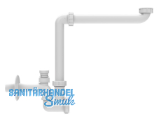 HL137N-BV/30 HL137N-BV/30 WT-Raumsparsiphon DN32x5/4" mit Belftungsventil