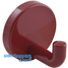 Wandhaken HEWI 477.90.010  50 mm, Tiefe 45 mm, Polyamid rubinrot