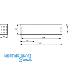 Trschlieer TS 91 B G-N EN 3, ohne Gleitschiene, Flgelb. -950 mm, RAL 9016
