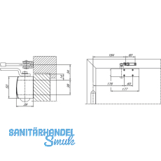 Gestnge fr TS 1500/1000C ohne Feststellung, silber