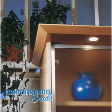 Glasrahmenprofil schmal, Lnge per Stange 2500 mm, Aluminium Edelstahl Effekt