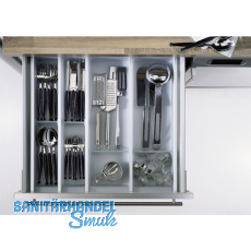 NINKA CUISIO Querteiler fr 100er Schale, KS transparent graphit