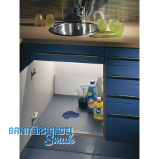 Wasserschutz Einlegematte Aqua-Non, KS silber/Edelstahldekor