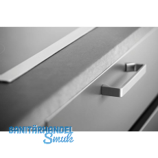 Mbelgriff CARGO Lochabstand 160, Breite 168 mm, Zinkdruckguss Edelstahl Effekt