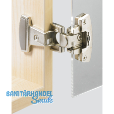 HETTICH Selekta Pro 2000 Glastr-Zierkappe, Topfart T22, Prz.-Zinkdruckg.vern.