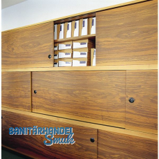 Miniroll 15/25 Beschlgegrt. Laufwerk mit Kugellager, 2 trig,Kunststoff