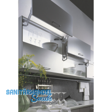 PEKA HB 500 Hochliftbeschlag, KB 600-900, Flgelgewicht bis 5KG, silberfarbig