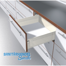 BLUM METABOX H Zarge 320 Schraubversion, Teilauszug, NL 500, cremewei