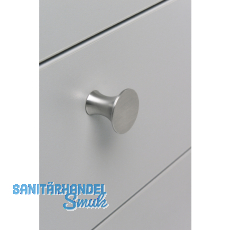 Knopf Situla  28 mm, Tiefe 25 mm, Edelstahl gebrstet