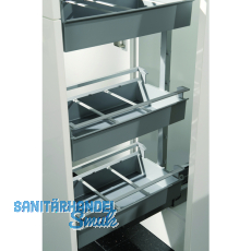 NINKA HSA Einhngeschale mit Reling, 349,4 x 78 x 440, KB 400, alugrau