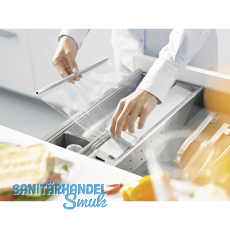 BLUM ORGA-LINE Folienschneider-Frischhaltefolie,KS/Stahl RAL 7037 staubgrau BLUM ORGA-LINE Folienschneider-Frischhaltefolie,KS/Stahl RAL 7037 staubgrau