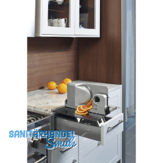 Metall-Einbau-Allesschneider AES 52 S silbermetallic, rechts