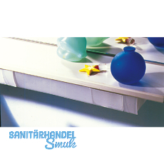 Schwenkschale Swing, Breite 300 mm, Hhe 17 mm, Kunststoff transparent