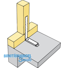 SIMPSON Zuganker HD 340 - M12 feuerverzinkt mit Zulassung