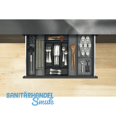 BLUM AMBIA-LINE Adapterprofil Hhe F, B218mm, Stahl Oriongrau