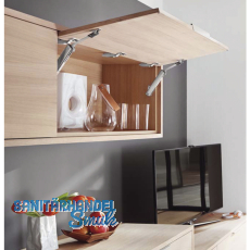 BLUM AVENTOS HK-XS Schmale Alurahmen Frontbefestigung, Schrauben