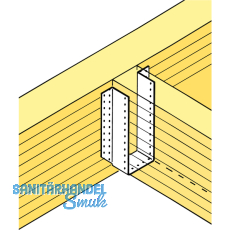 SIMPSON Balkenschuh BSD 180x280 feuerverzinkt aussenliegend mit Zulassung