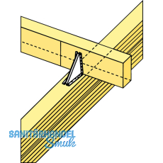 SIMPSON Knaggen KNAG 210 feuerverzinkt mit Zulassung