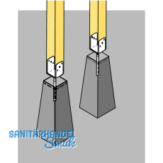 SIMPSON Sttzenfuss PPU 90/60G feuerverzinkt