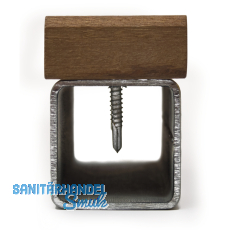 CABRI Terrassenschraube 5.5x 55 Edelstahl A4 ruspert silber Bimetall-Bohrspitze