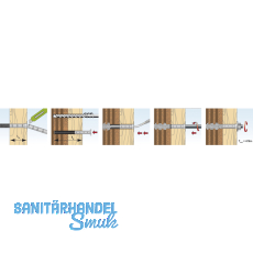 FISCHER FIS H20x130/200 K Durchsteckankerhlse bauaufs. Zugelass Verbindung FIS