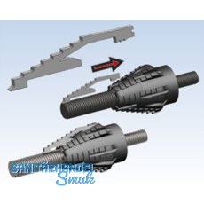 FISCHER Thermax 16/170 M12 Edelstahl A4 thermisches Abstandsmontagesystem