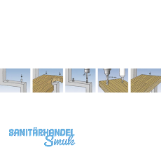 FISCHER TB Treppenstufenbefestigung Nylon grau