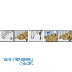 FISCHER TBB Treppenstufenbefestigung Nylon grau