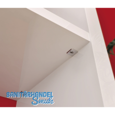 Tablar-Bodentrger PK2, Anschrauben, Tablarstrke 16 mm, Bohr  3 mm, vernickelt