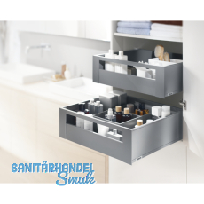 BLUM LEGRABOX Fronthalter Innenauszug mit Reling H C, Seidenwei