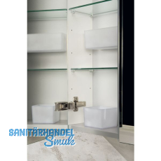 NINKA BANIO Siphon Ausschnitt Rahmenset KS lichtgrau