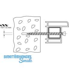 SPAX-RA Rahmenanker 7.5x150 Zylinderkopf Torx30 verzinkt dbellose Verschraubung