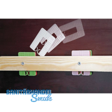 GLUSKE Euroklick Distanzplatte mit Sperrhaken 65 x 52.5 x 6 schwarz