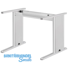 C 3000 Tischgestell linkes Seitenteil C- Fu; H: 712mm; T:750mm; RAL 7016