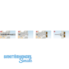 TOX-TRIKA Allzweckdbel 6x 36 mit Kappe Kunststoff wei