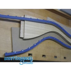 FISCH Kurvenlineal Kurvenlinfix Standard 18 x 18 Lnge 2000 mm