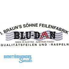 BLU-DAN Chrominox-Werkstatt-Feilensatz 5-teilig Hieb 1/250 mm