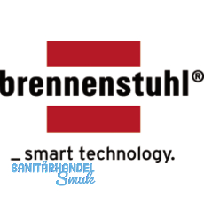 BRENNENSTUHL 6-fach Verteiler schwarz mit Schalter Lnge 410 mm