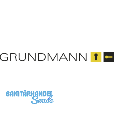 GRUNDMANN Drckergt. WG 1700L - auf Ros. WC, TS38 - 43, silber eloxiert