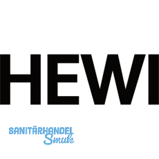 HEWI Zylinderrosette flach 306.23 FS stahlblau