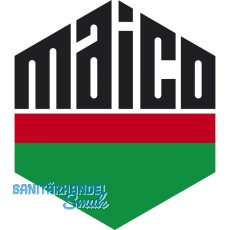 Endstcke Transit 58 - 76 fr Stockdichtung Falz 12 mm, Kunststoff schwarz-grau