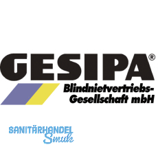 ISO15979 GESIPA Blindniete Flachrundkopf 5.0x20 Stahl verzinkt mit Stahldorn