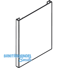 Abdeckkappe eckig Ordena 70/P - 70/F, Junior 40,80,120,160 /GP Kunststoff roh
